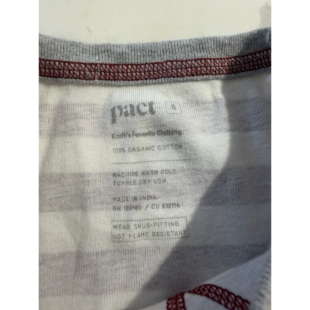 Pact red striped